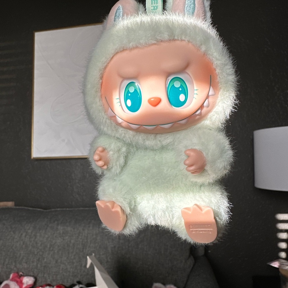 Labubu Plush Monster pendant have a seat